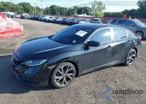 2020 Honda Civic Sport из США, поврежденный, VIN 19XFC2F8XLE214533